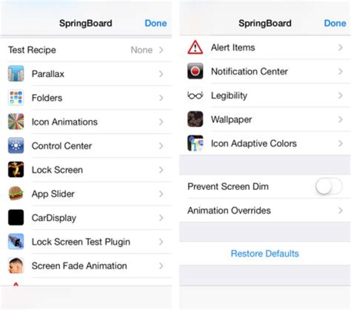 What is Apple SpringBoard?