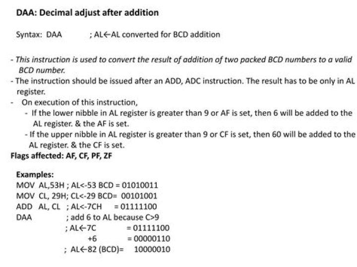 What is ASCII arithmetic?