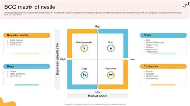 What is BCG matrix of Nestle?
