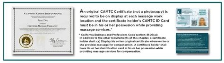 What is Camtc certification?