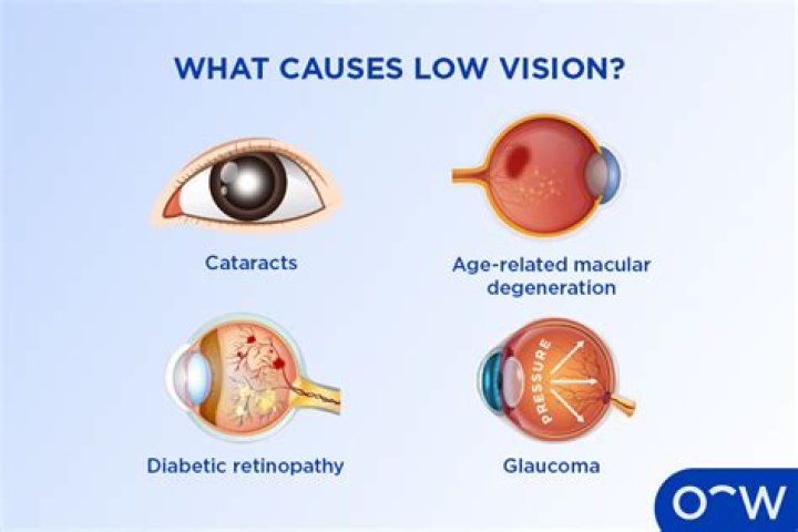 What is considered low vision?