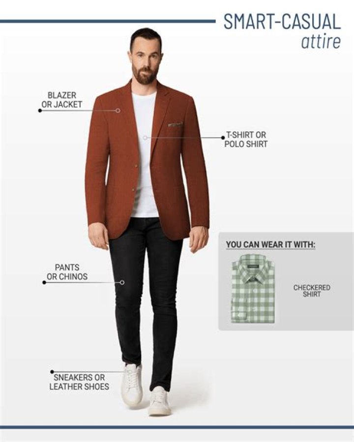 What is considered snappy casual attire?