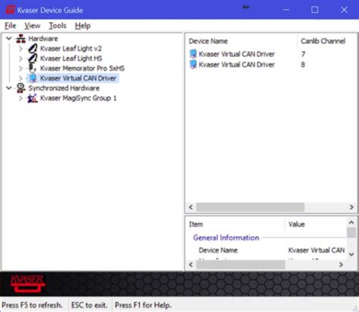 What is kvaser driver?