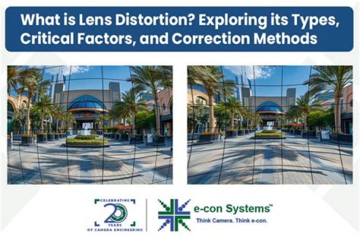 What is meant by lens distortion?