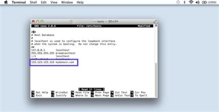 What is my local host Mac?