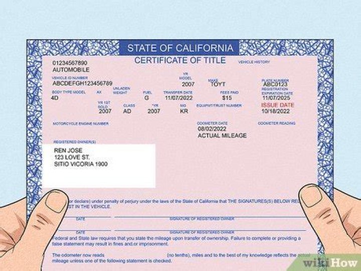 What is needed to register an out of state car in California?