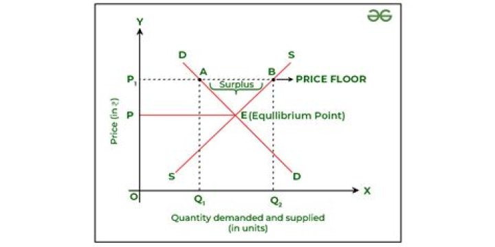 What is one effect of a price floor quizlet?