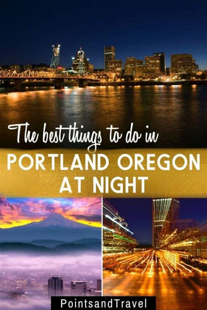 What is open in Portland at night?