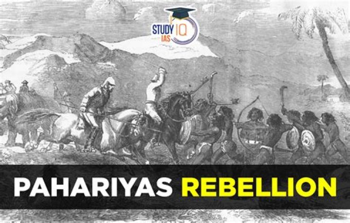 What is Pahariya rebellion?