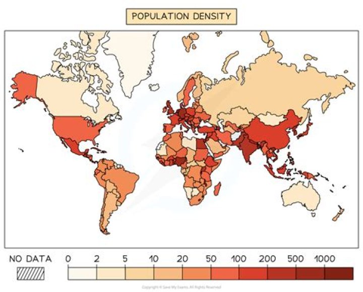 What is population density in economics?