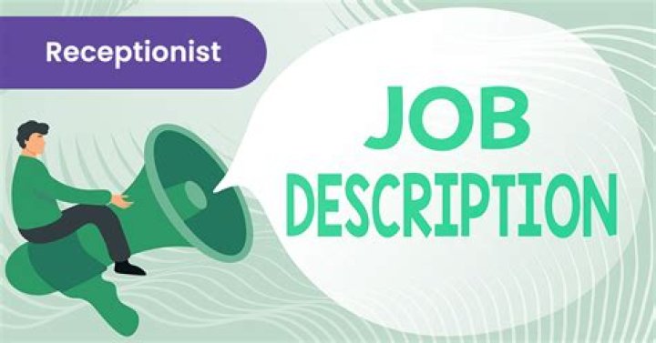 What is receptionist job description?