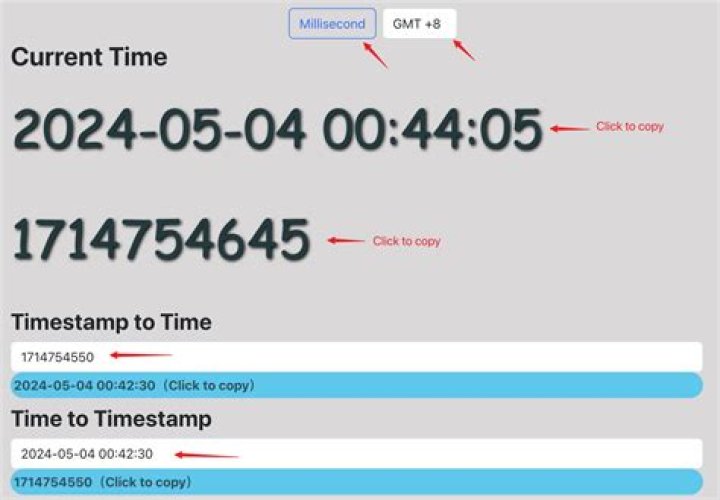 What is reference timestamp?