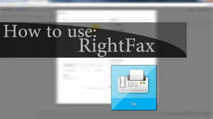 What is RightFax software?