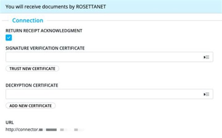 What is RosettaNet standards?