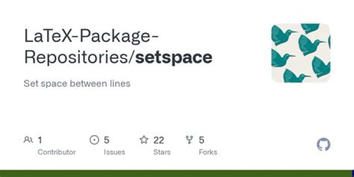 What is Setspace package in LaTeX?