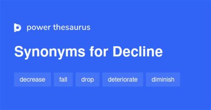What is synonyms for decline?