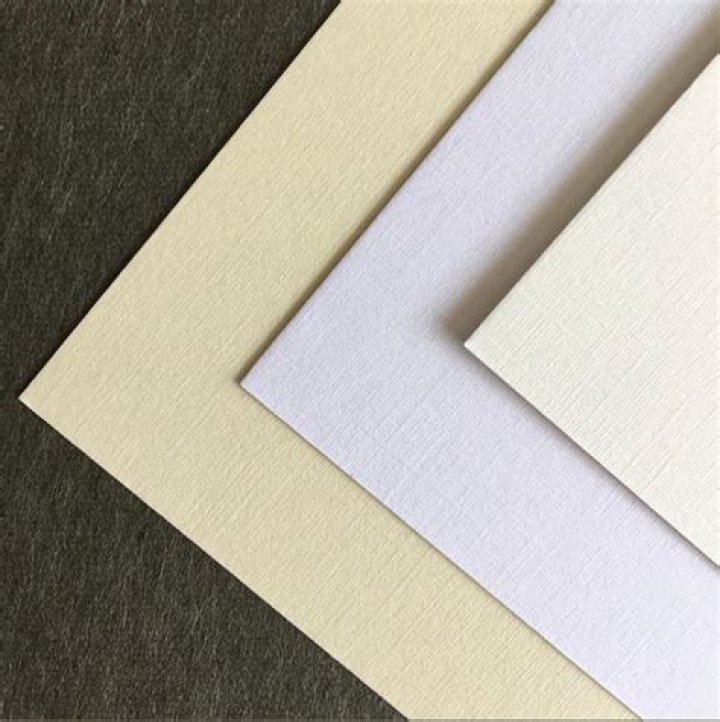 What is textured linen cardstock?