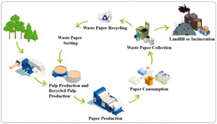 What is the advantage of recycling paper?
