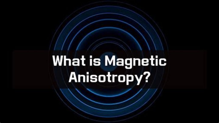 What is the anisotropy field?