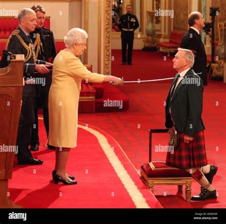 What is the benefit of being knighted by the Queen?