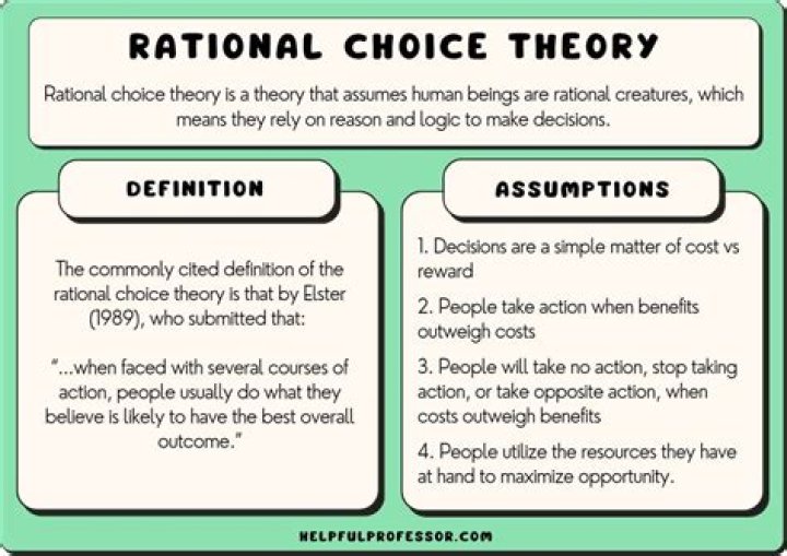 What is the best definition of a rational self interest choice?