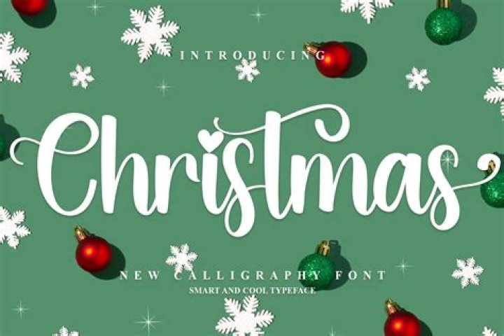 What is the best font for Christmas?