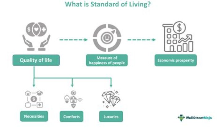What is the best indicator to determine the standard of living in a country?