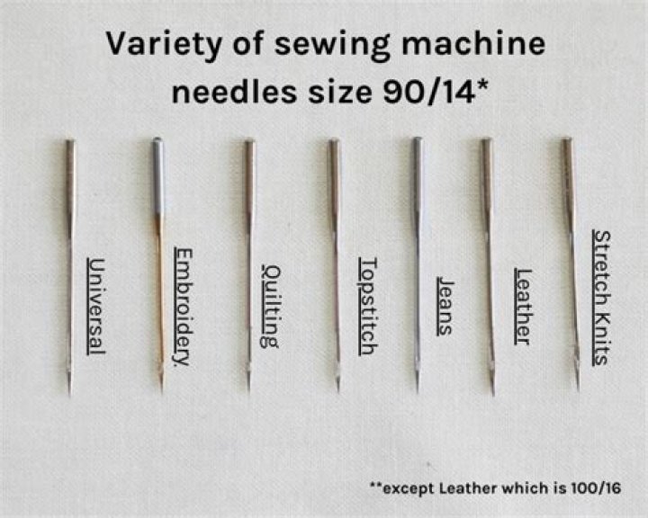 What is the best sewing machine needle for leather?