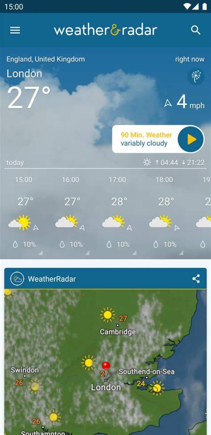 What is the best weather radar for PC?