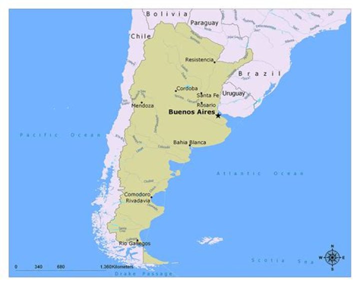 What is the capital and largest city of Argentina?