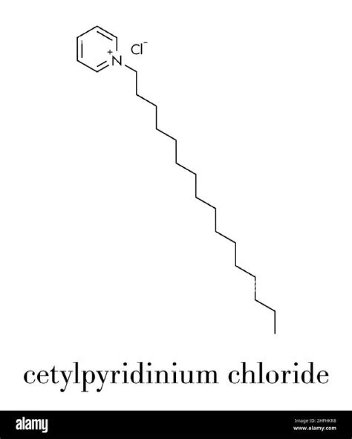What is the chemical formula for cetylpyridinium chloride?