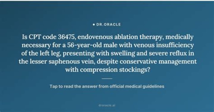 What is the CPT code 36475?