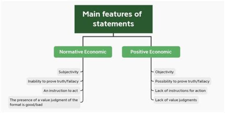 What is the difference between a positive and a normative statement give 2 examples of each?