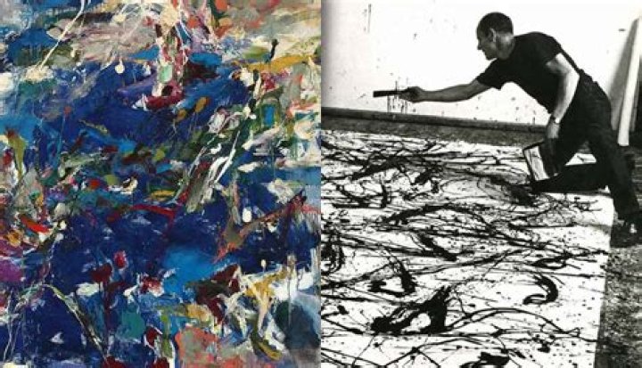 What is the difference between action painters and color field painters?