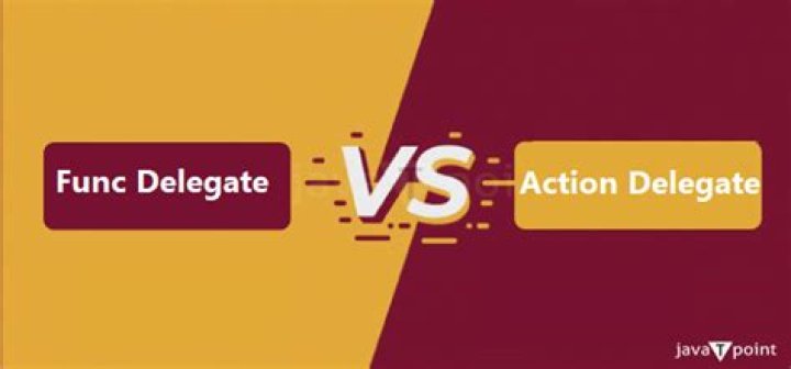 What is the difference between Func and Action generic delegates?