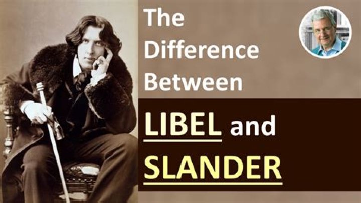 What is the difference between libel and slander in law?