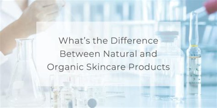 What is the difference between natural and organic cosmetics?