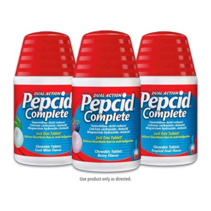 What is the difference between Pepcid AC and Pepcid Complete?