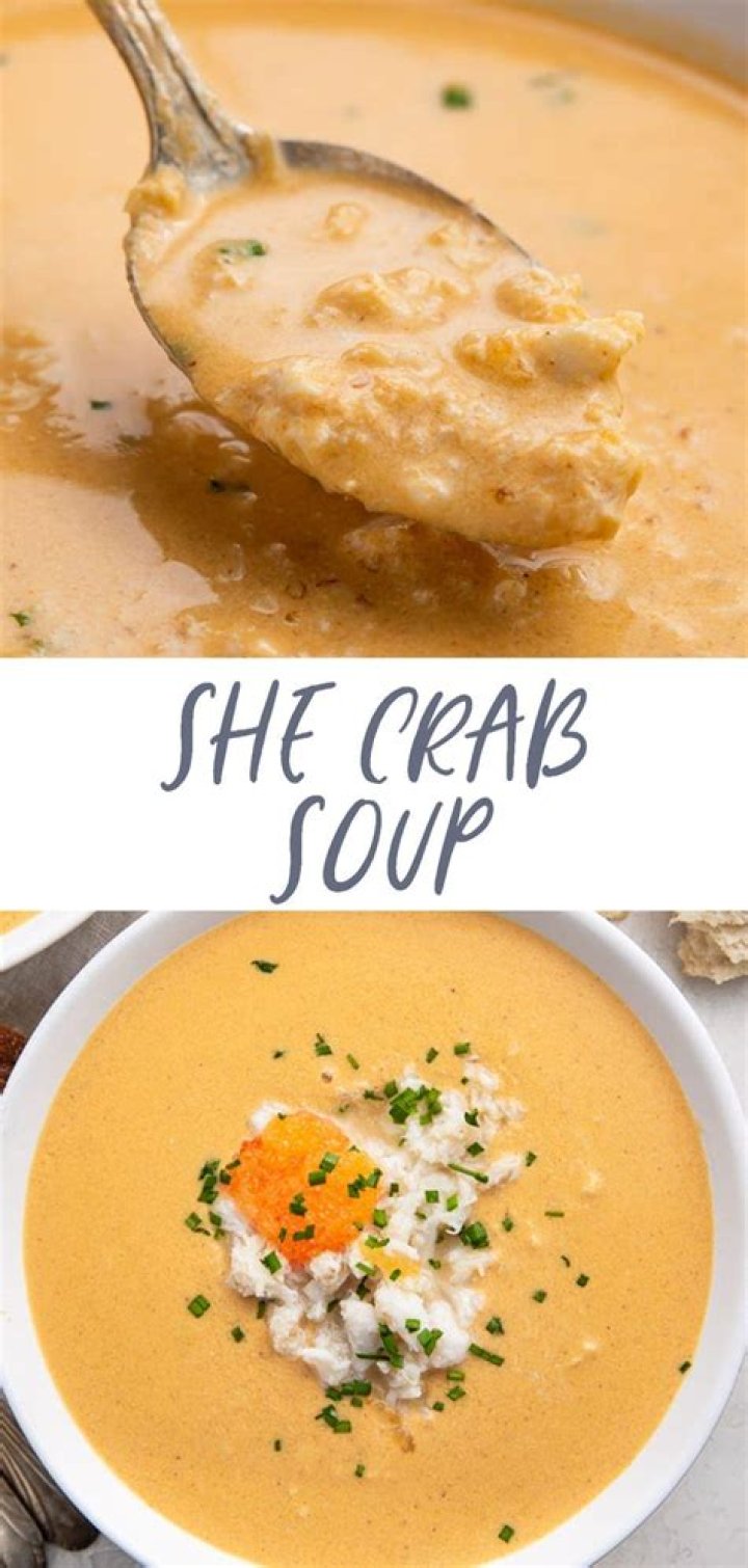 What is the difference between she crab soup and crab soup?