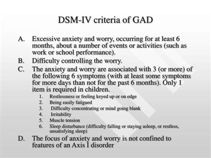 What is the DSM 5 code for GAD?