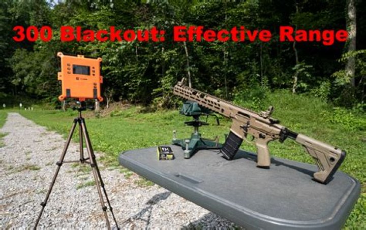 What is the effective range on a 300 Blackout?