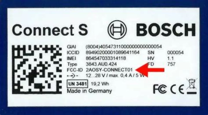 What is the FCC ID on a tablet?
