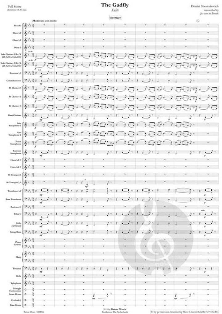 What is the gadfly music?