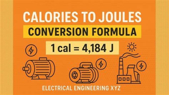 What is the joule of one calorie?