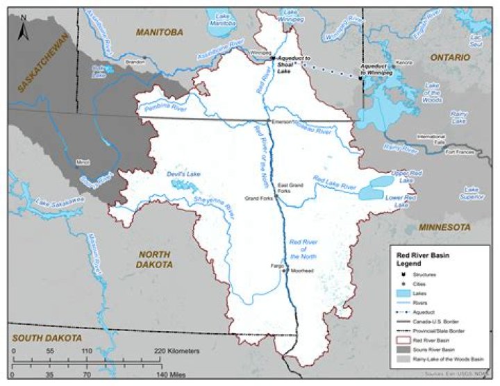 What is the main economic industry of the Red River Valley?