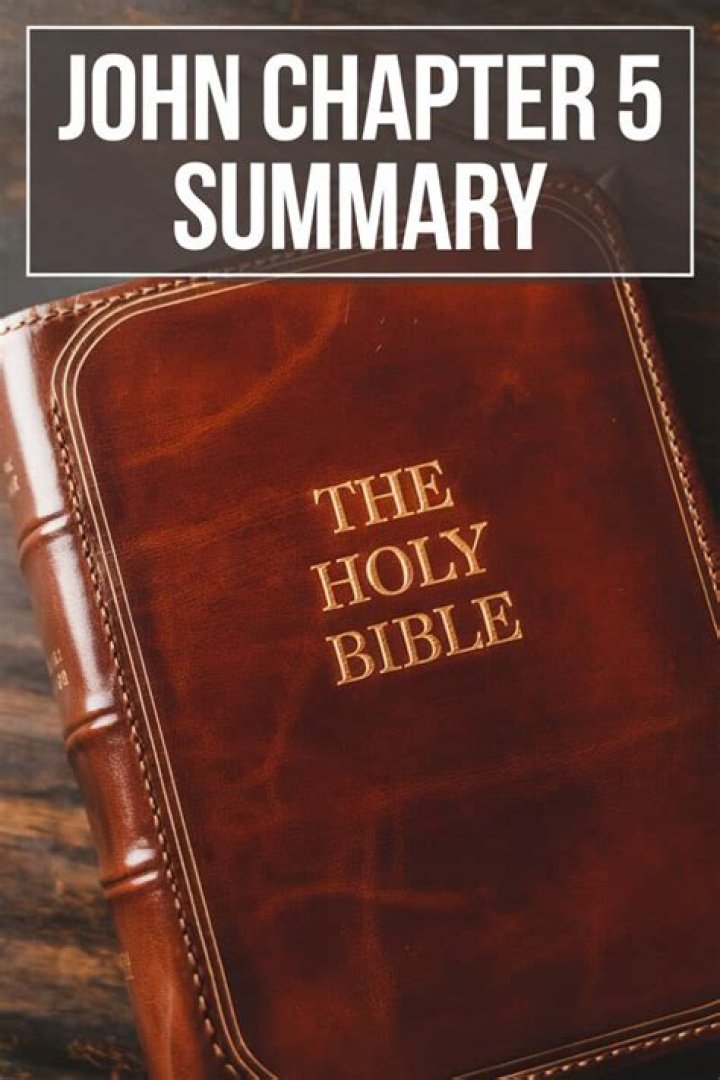 What is the main message of John chapter 5?