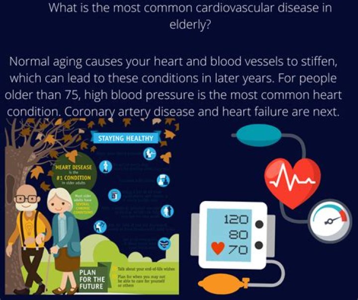 What is the most common cardiovascular disease in elderly?
