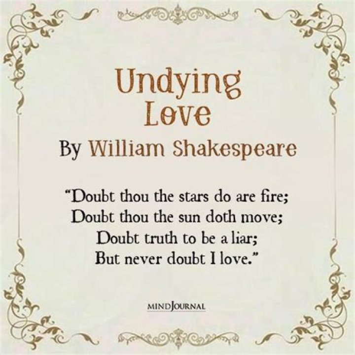 What is the most romantic line?