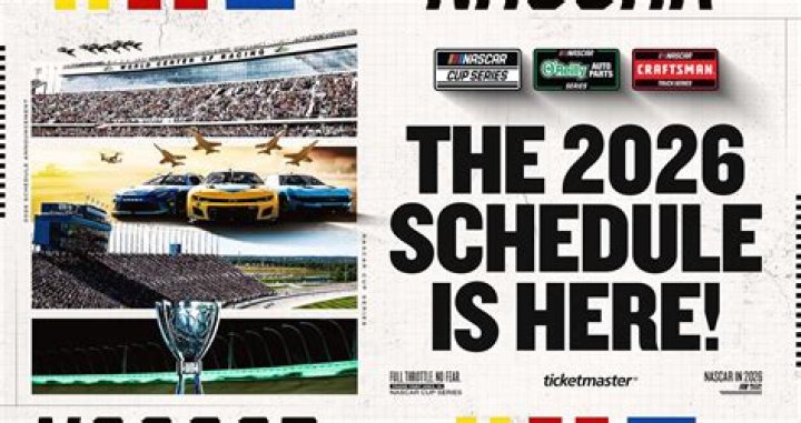What is the Nascar lineup today?