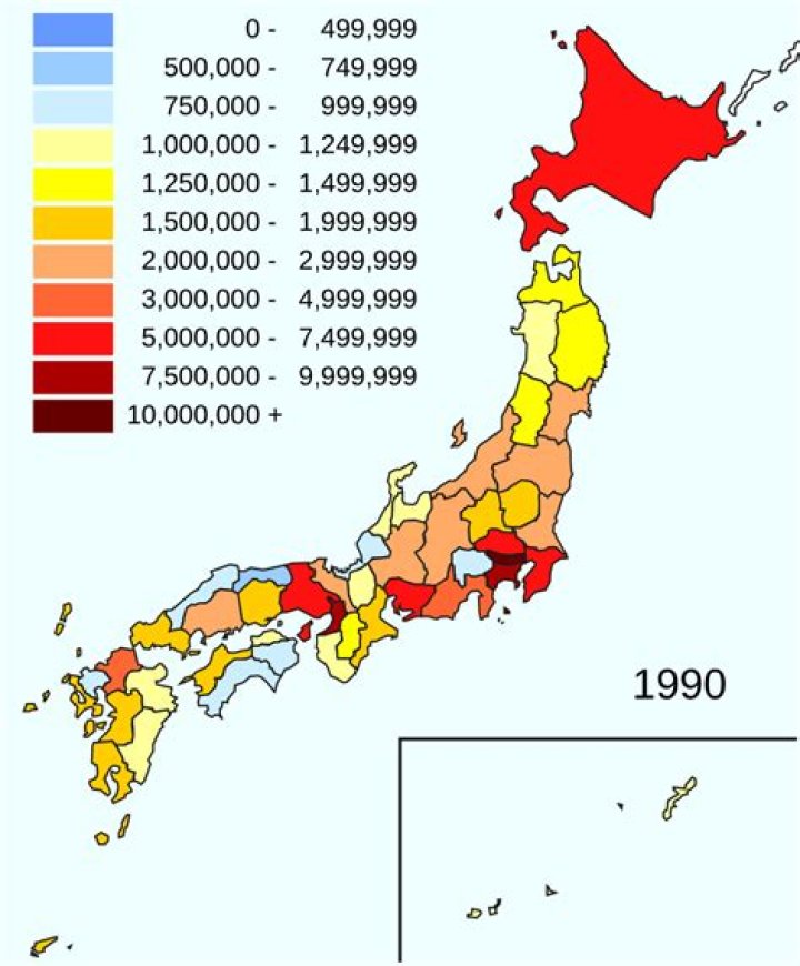 What is the population of Honshu Japan?